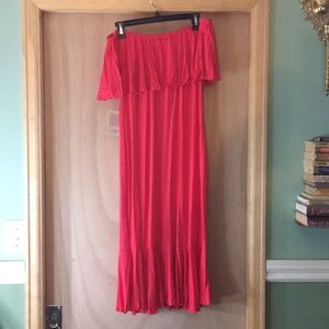 NWT Lularoe Solid Pink Cici Dress